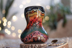 05-A Green Mountain Midnight Gourd Vessel - TOP SHELF, 23 oz.