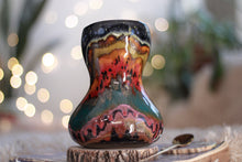 Load image into Gallery viewer, 05-A Green Mountain Midnight Gourd Vessel - TOP SHELF, 23 oz.