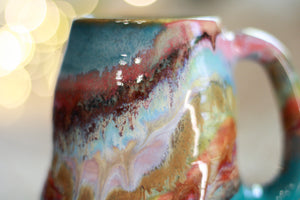 08-C 'FLOW' Variation Textured Divot Mug, 16 oz.