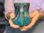 12-E Turquoise PROTOTYPE Curvy Mug, 17 oz.