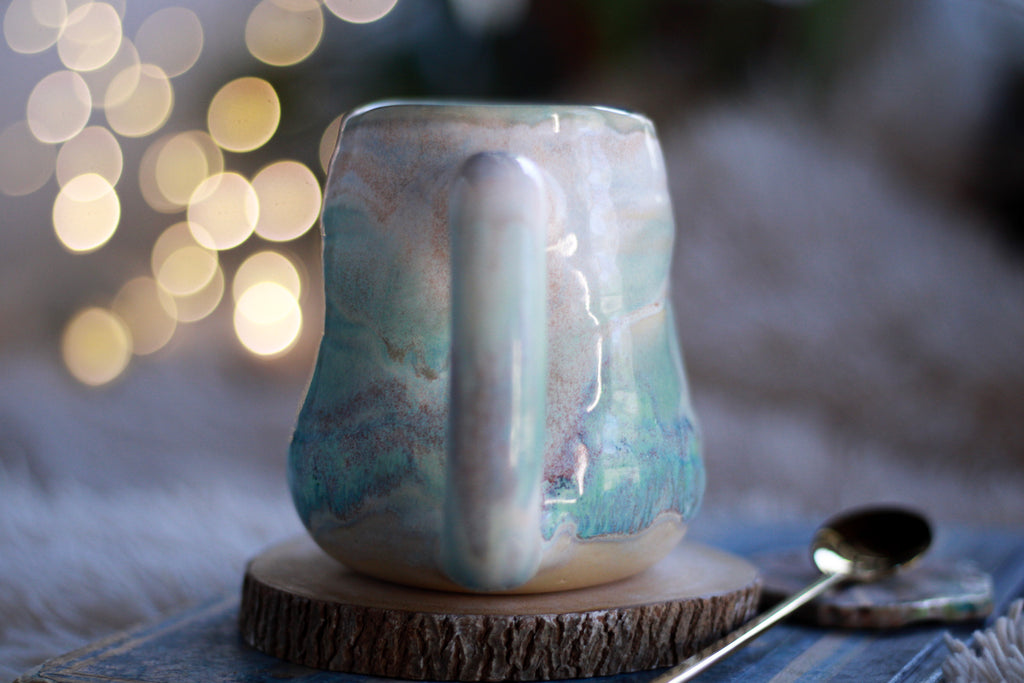 09-F Simply Sublime PROTOTYPE Textured Divot Mug, 14 oz.