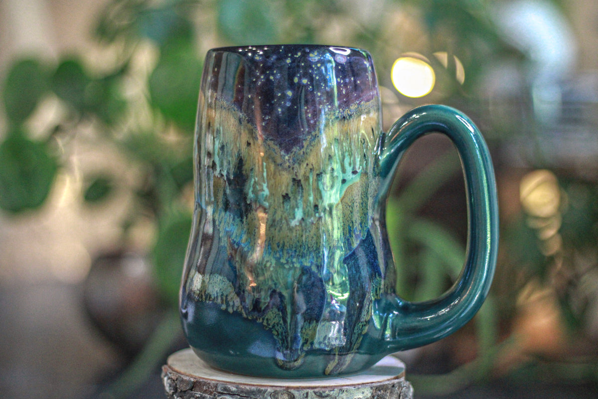 17-A Rocky Mountain Midnight Gourd Mug, 25 oz.
