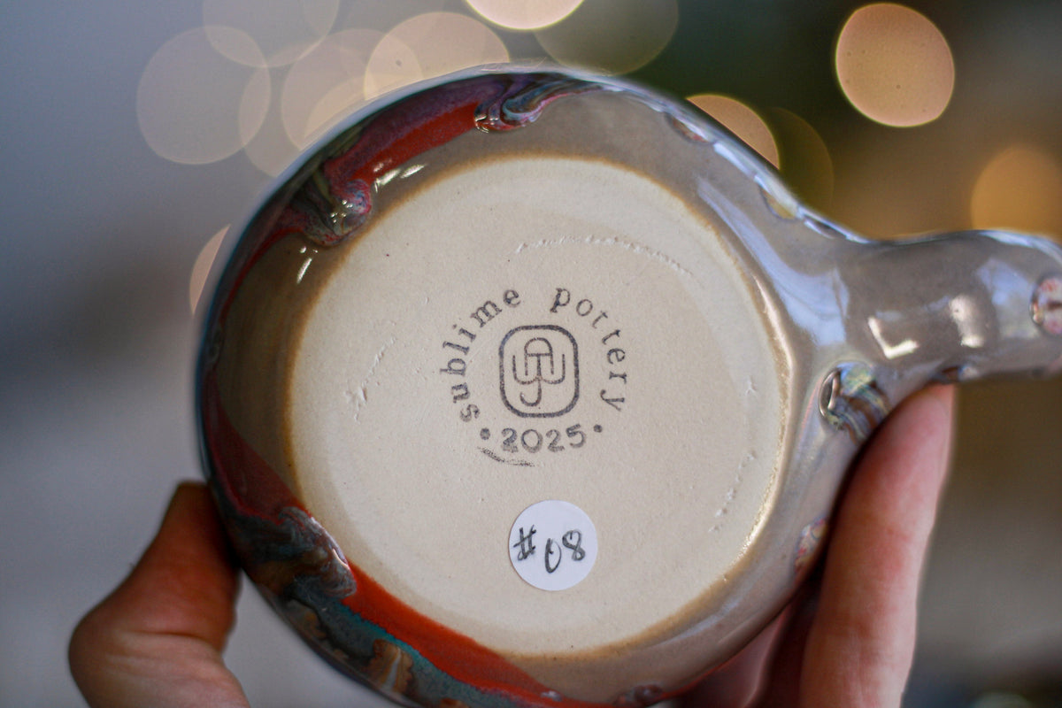 08-C Pastel 'FLOW' Mug, 21 oz.