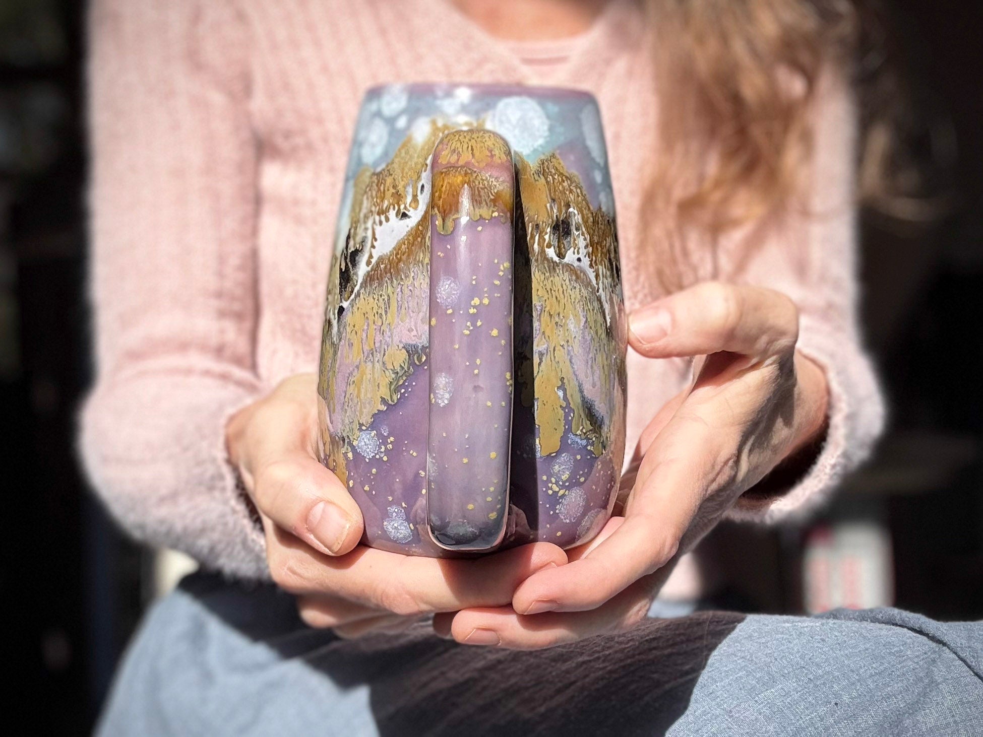 11-C Lavender Fields Mug, 21 oz.