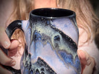 12-D Cosmic Amethyst Grotto Curvy Mug, 24 oz.