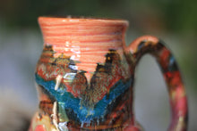 Load image into Gallery viewer, 08-C Santa Fe Sunrise Barely Flared Textured Divot 'Cuddle' Mug, 16 oz.