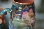 08-F Messy Grace Textured Divot Mug, 21 oz.
