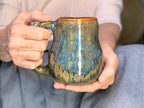 12-D Mossy Wave Mid Mod Mug, 20 oz.