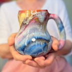 11-C Winter Rainbow Gourd Mug, 20 oz.