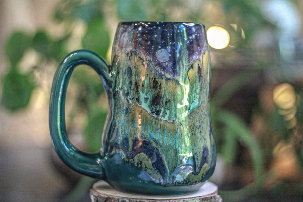 17-A Rocky Mountain Midnight Gourd Mug, 25 oz.