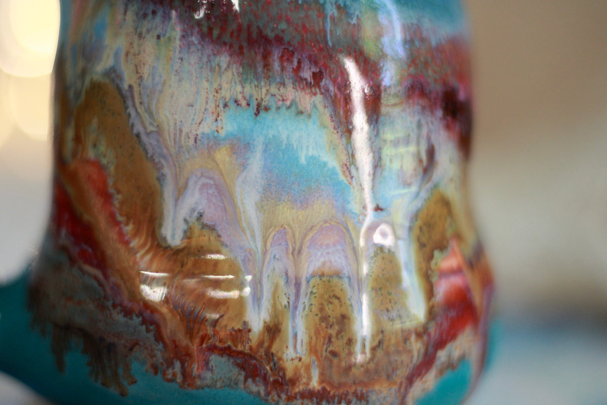 08-D 'FLOW' Variation Textured Divot Mug, 16 oz.