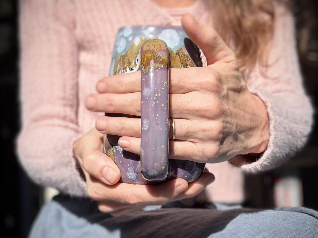 11-C Lavender Fields Mug, 21 oz.