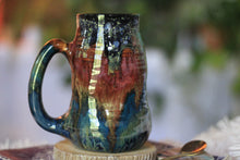 Load image into Gallery viewer, 09-B Starry Night Barely Flared Textured Divot Mug, 22 oz.