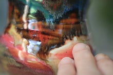 Load image into Gallery viewer, 08-C Santa Fe Sunrise Barely Flared Textured Divot 'Cuddle' Mug, 16 oz.