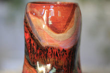 Load image into Gallery viewer, 09-D Red  PROTOTYPE Divot Mug, 17 oz.