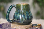 09-F Deep Teal PROTOTYPE Textured Mug, 17 oz.