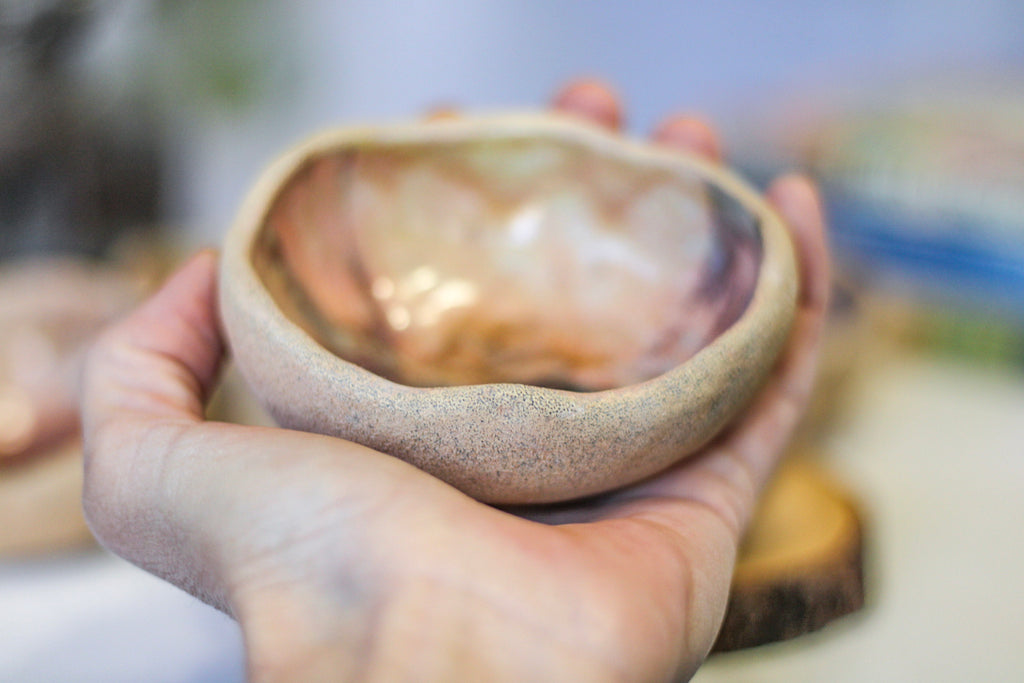 10-F Soft Earth Series PROTOTYPE Pinch Pots, 1-2 oz.