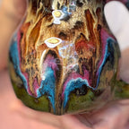 01-B Molten Cheetah Gourd Mug, TOP SHELF - 24 oz.