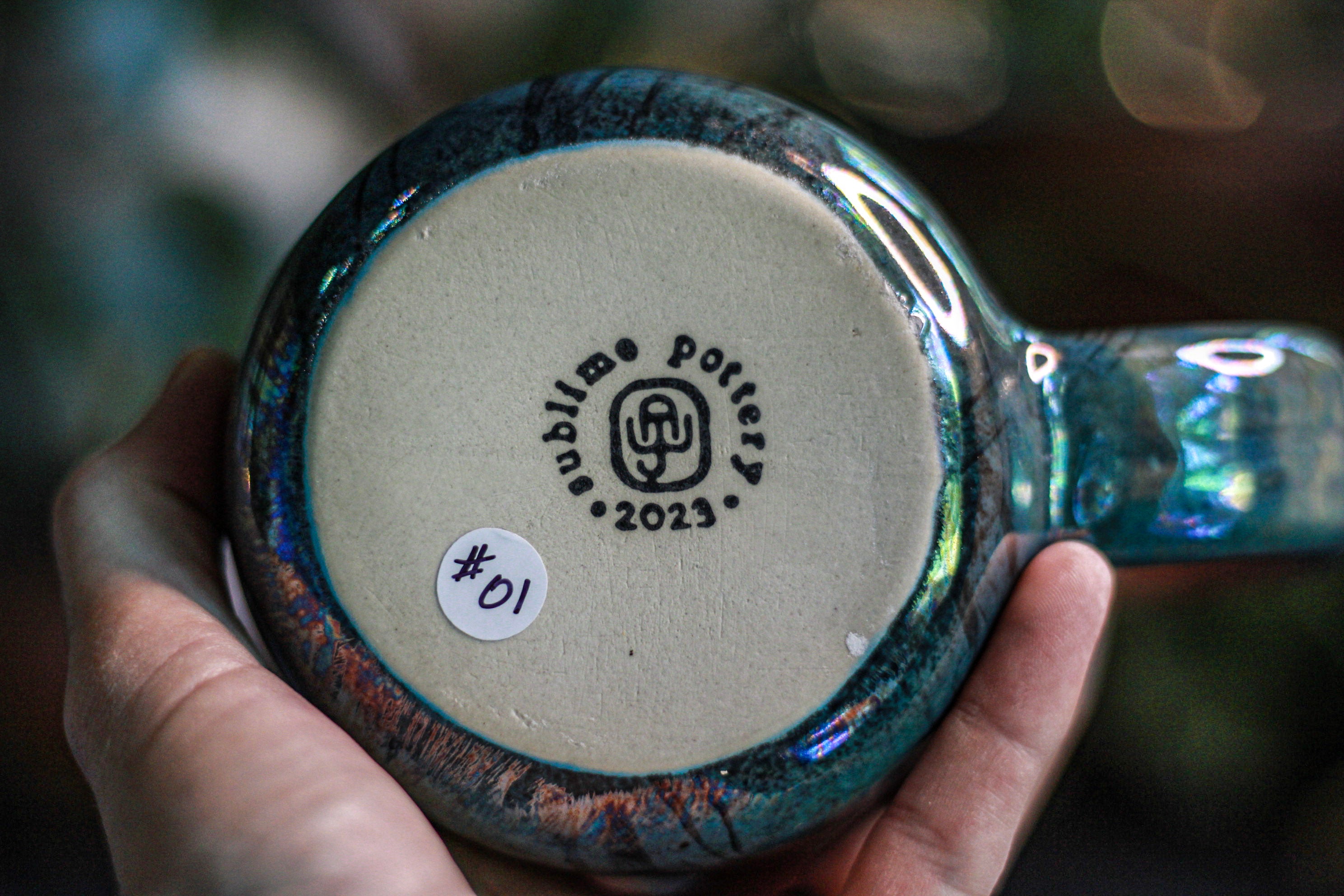 01-A Labradorite PROTOTYPE Mug - MINOR MISFIT, 25 oz. - 15% off