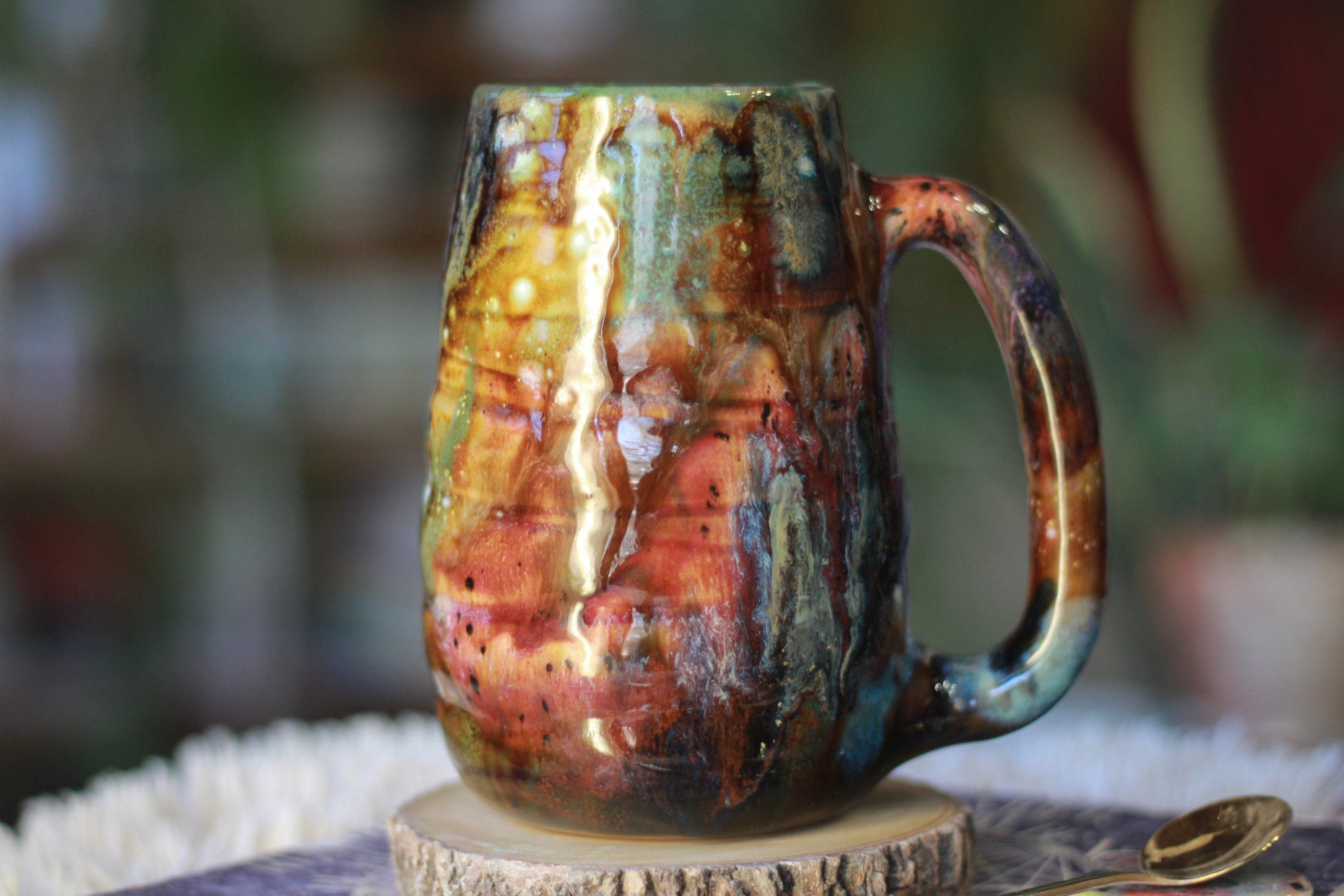 02-C Whimsy Textured Mug - TOP SHELF, 21 oz.
