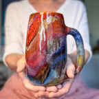 02-C Rainbow Grotto Mug - TOP SHELF, 24 oz.