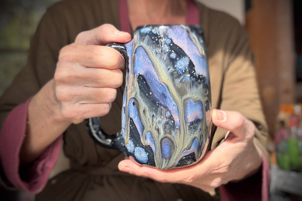 11-D Cosmic Amethyst Grotto Mug, 21 oz.