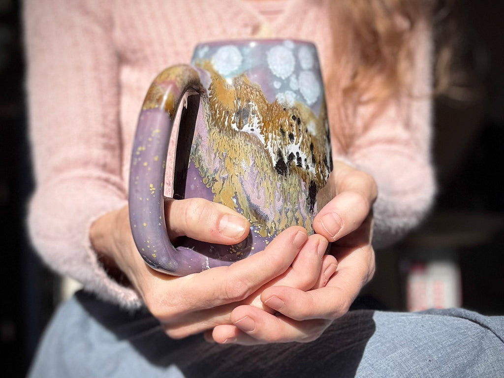 11-C Lavender Fields Mug, 21 oz.