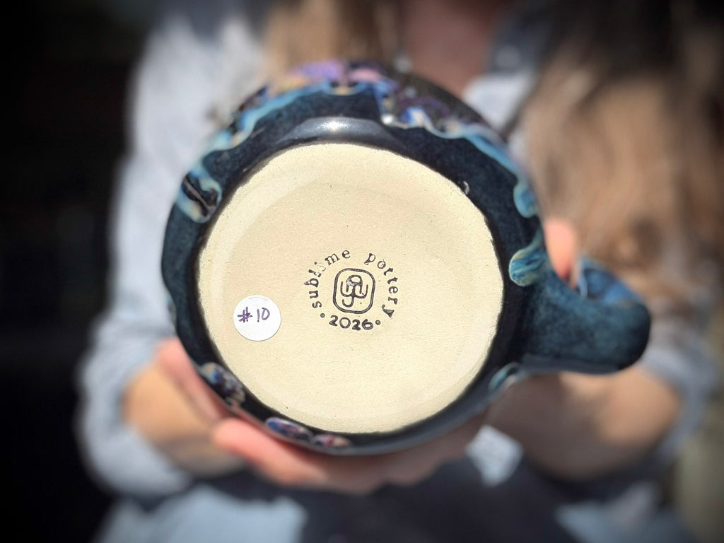10-D EXPERIMENT Barely Flared Textured Mug, 24 oz.