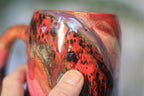 09-D Red  PROTOTYPE Divot Mug, 17 oz.