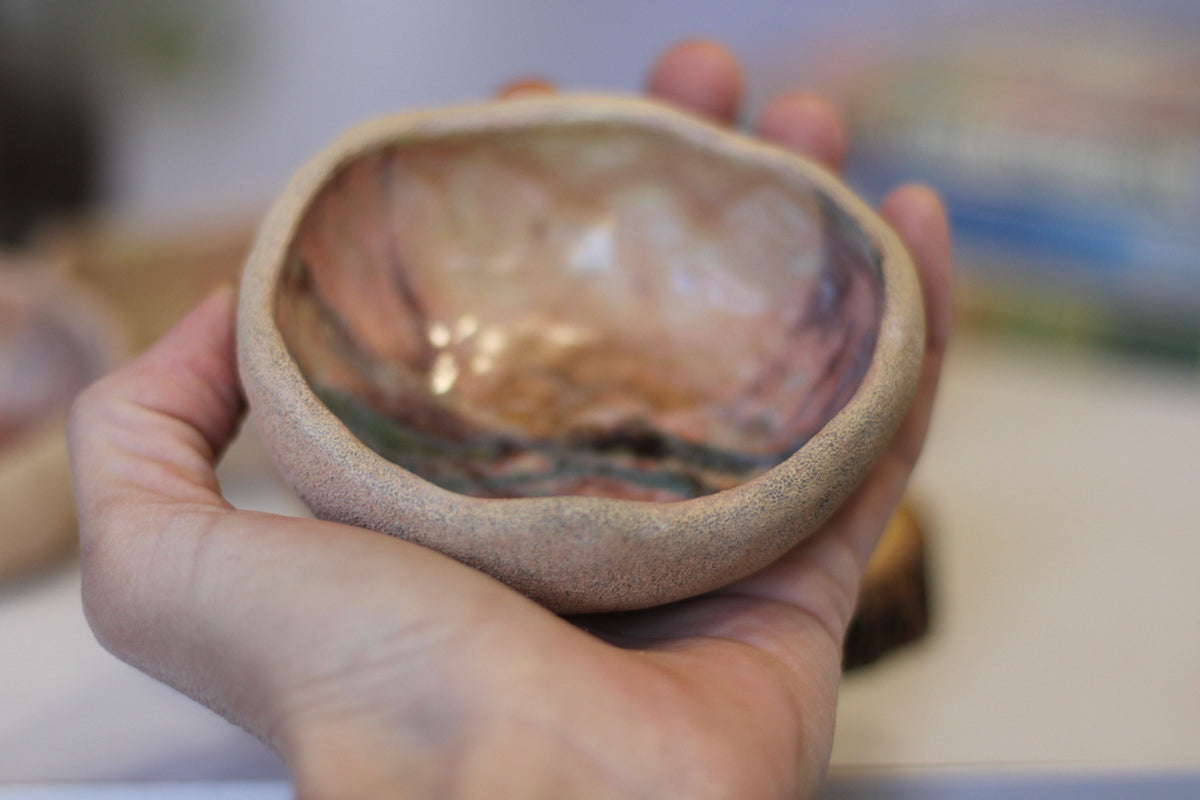 10-F Soft Earth Series PROTOTYPE Pinch Pots, 1-2 oz.