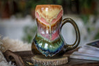 11-B Coral Meadows Gourd Mug, 27 oz.