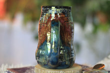 Load image into Gallery viewer, 09-B Starry Night Barely Flared Textured Divot Mug, 22 oz.