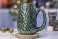 11-D Evergreen Christmas Textured Mug, 23 oz.