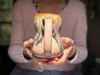 12-D Granny's Lace Gourd Mug - TOP SHELF, 20 oz.