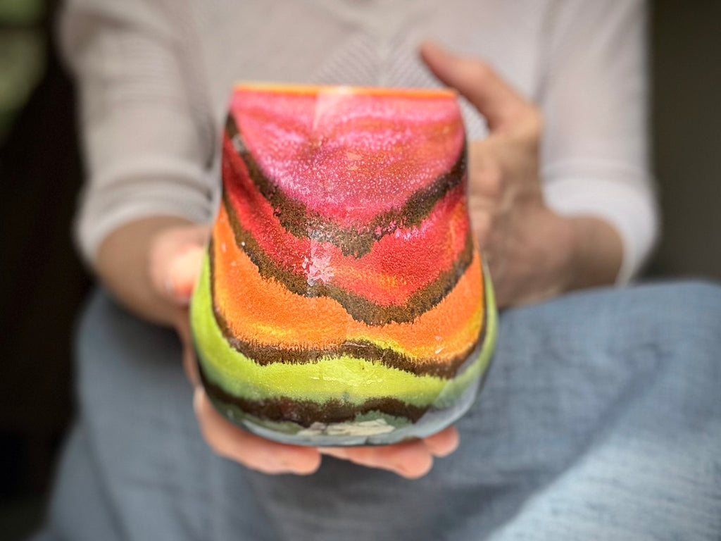 12-D Rainbow Family Variation Mid Mod Mug, 16 oz.