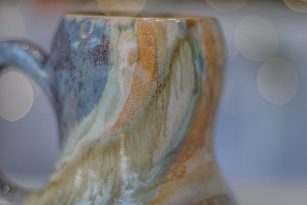 10-A Soft Earth Series PROTOTYPE Gourd Mug - TOP SHELF, 19 oz.