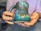 12-E Turquoise PROTOTYPE Curvy Mug, 17 oz.