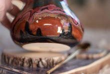 Load image into Gallery viewer, 05-A Green Mountain Midnight Gourd Vessel - TOP SHELF, 23 oz.