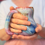 11-C Winter Rainbow Gourd Mug, 20 oz.