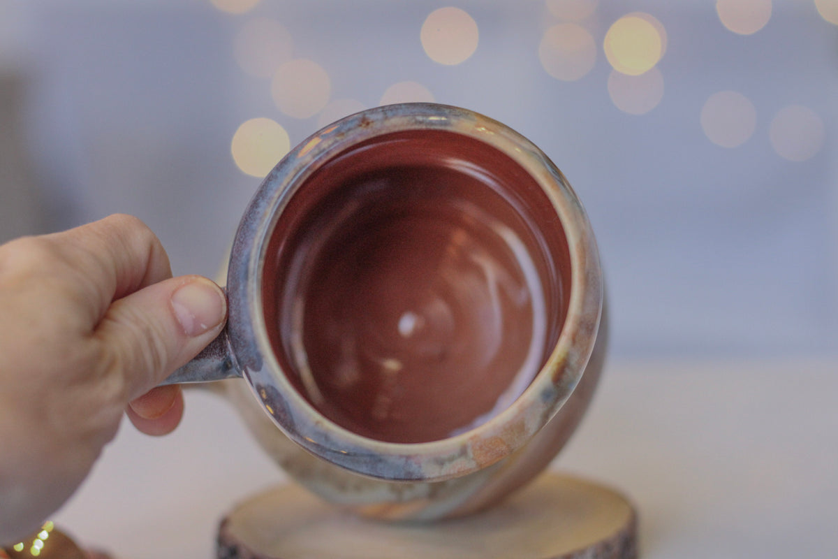 10-A Soft Earth Series PROTOTYPE Gourd Mug - TOP SHELF, 19 oz.