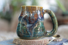 Load image into Gallery viewer, 10-D Mossy Wave Textured Divot Mug, 14 oz.