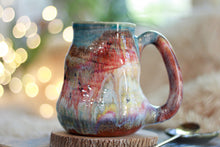 Load image into Gallery viewer, 09-D 'FLOW' Variation Barely Flared Textured Divot Mug, 18 oz.