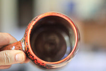 Load image into Gallery viewer, 09-D Red  PROTOTYPE Divot Mug, 17 oz.