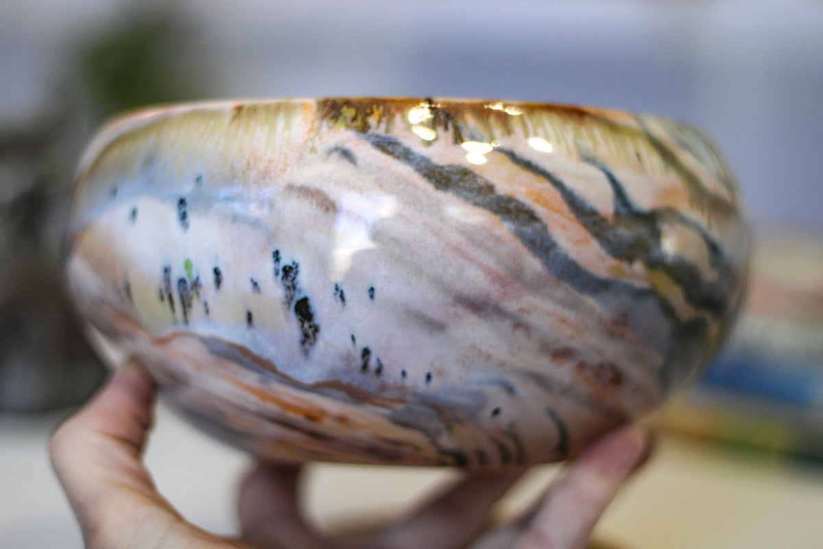 11-A Soft Earth Series PROTOTYPE Bowl - TOP SHELF, 28 oz.