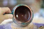 11-E Turquoise Grotto Varation Mid Mod Mug, 20 oz.