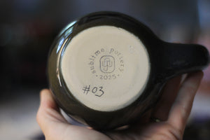 03-D 'FLOW'  PROTOTYPE  Mug - TOP SHELF, 20 oz.