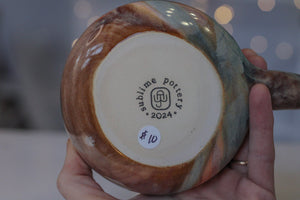 10-A Soft Earth Series PROTOTYPE Gourd Mug - TOP SHELF, 19 oz.