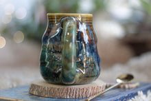 Load image into Gallery viewer, 10-D Mossy Wave Textured Divot Mug, 14 oz.