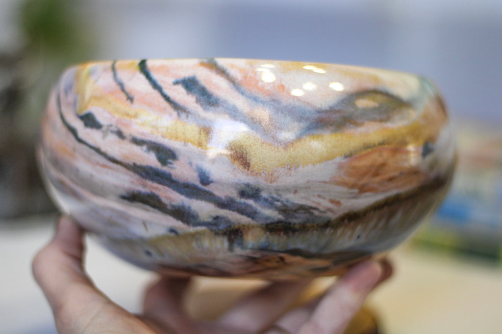 11-A Soft Earth Series PROTOTYPE Bowl - TOP SHELF, 28 oz.