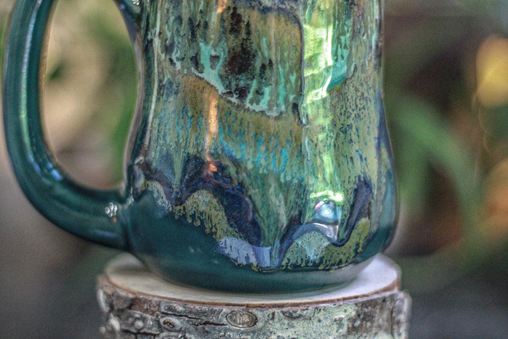 17-A Rocky Mountain Midnight Gourd Mug, 25 oz.